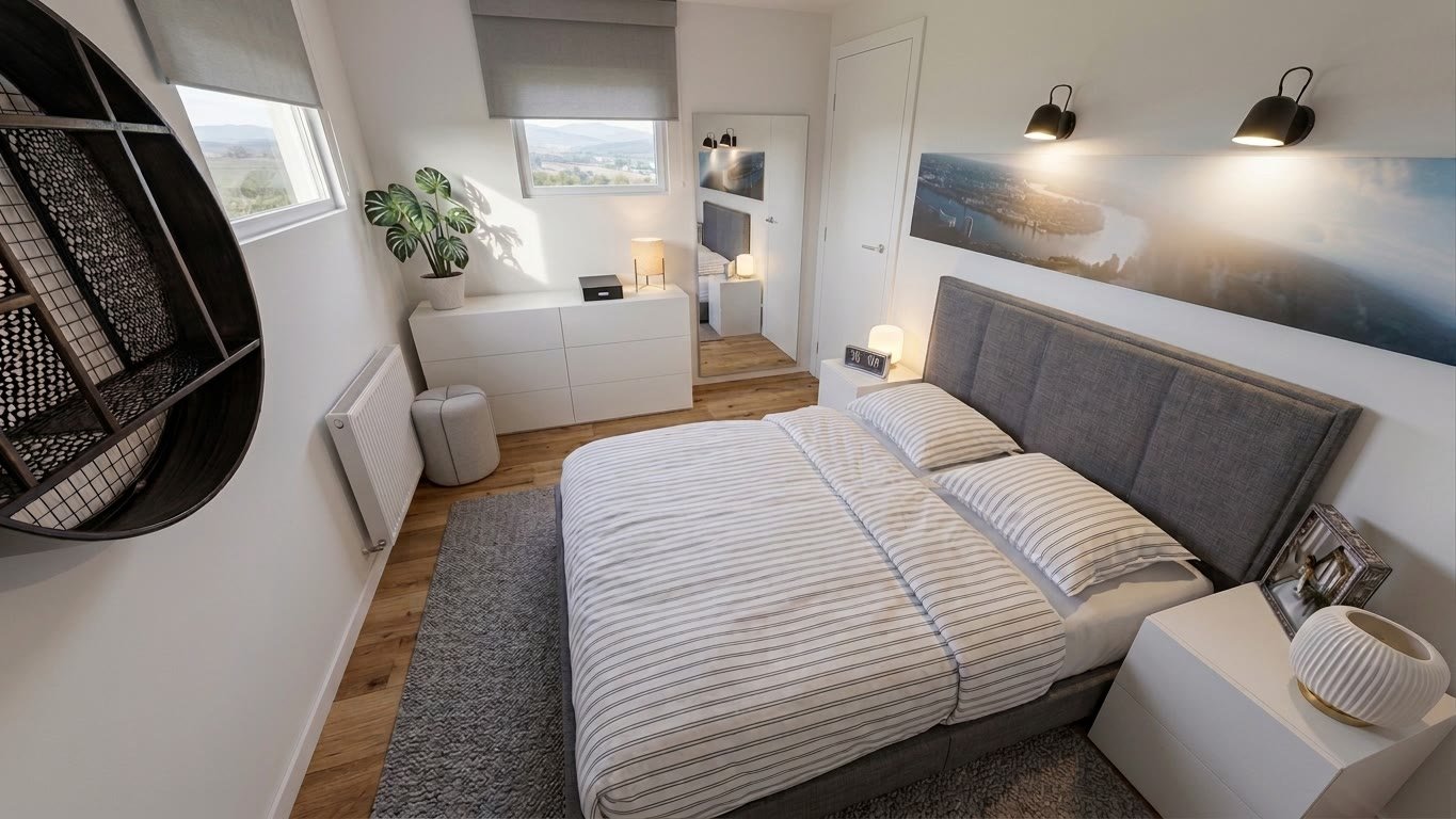 Reforma integral en Oiartzun: dormitorio, baño y salón